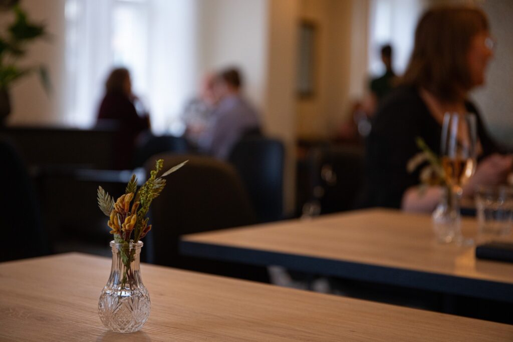 Ravintola Ajurin sisätilat Loviisassa